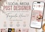 design creative social media posts using canva